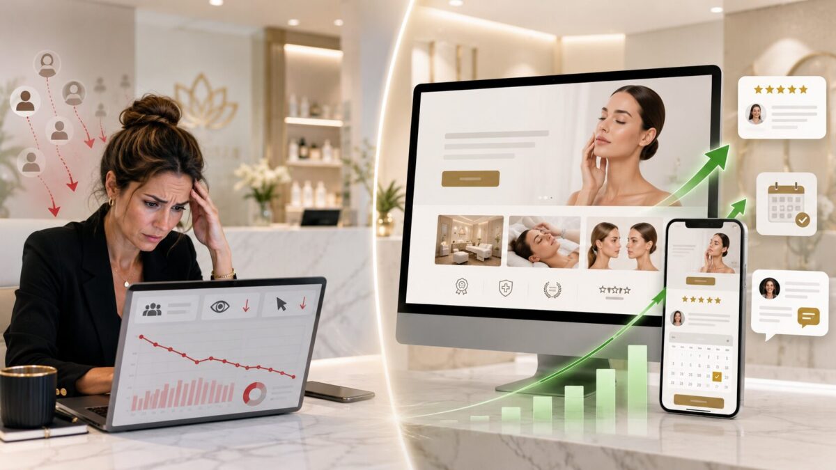 Why Most MedSpa Websites Fail to Convert Visitors Into Consultations