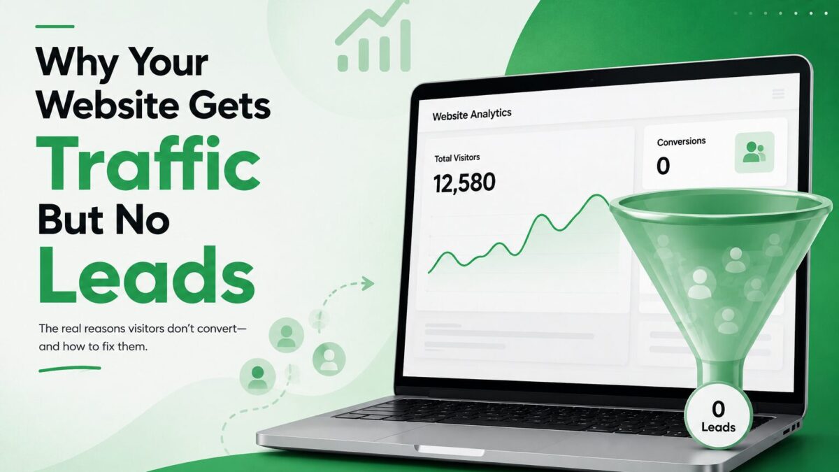 Why Your Website Gets Traffic But No Leads